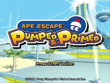 Ape Escape - Pumped & Primed (China) screen shot title